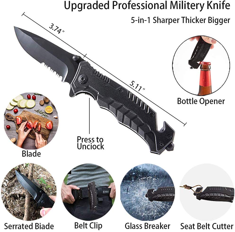 New Survival Kit Outdoor Emergency Gear Kit for Camping Hiking Travelling Adventures New Survival Kit Outdoor Emergency Gear Kit for Camping Hiking Travelling Adventures